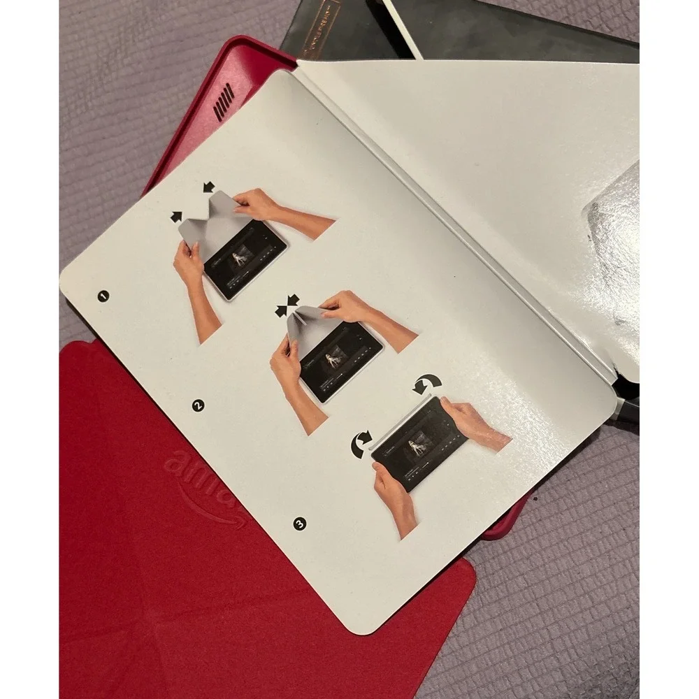 NEW Amazon Kindle Fire‎ HD Origami Cover, Red